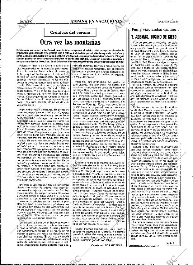 ABC MADRID 22-08-1987 página 30