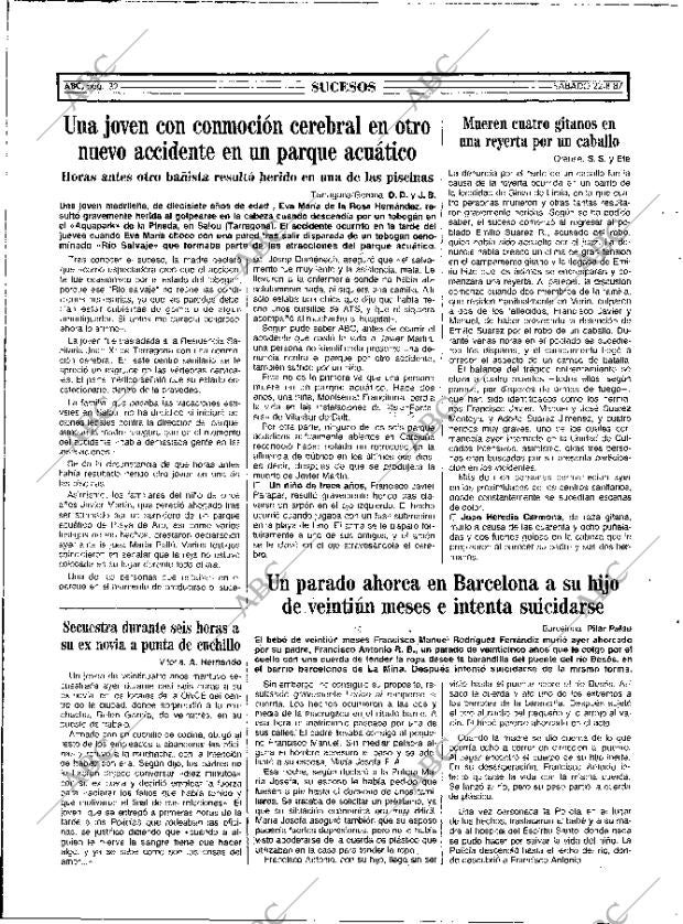 ABC MADRID 22-08-1987 página 32