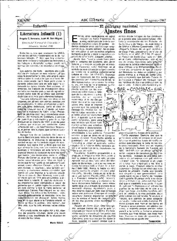 ABC MADRID 22-08-1987 página 46