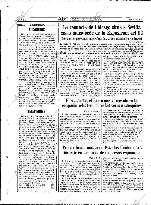 ABC MADRID 22-08-1987 página 48