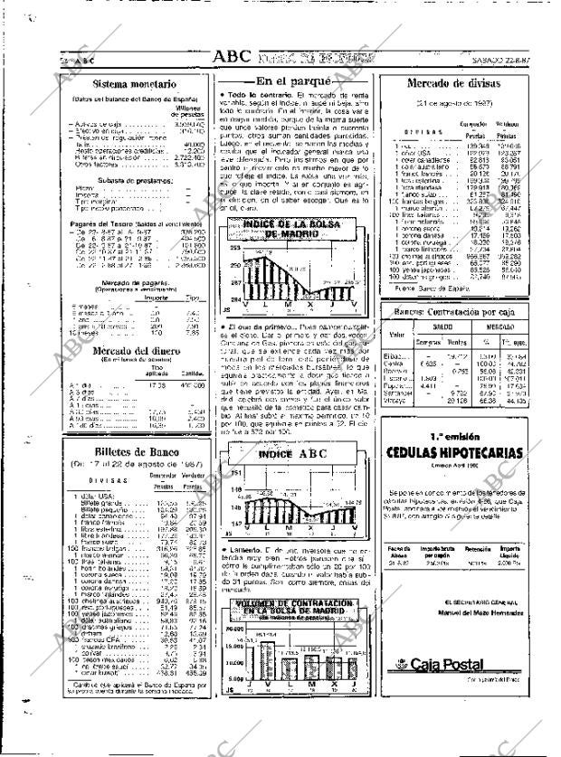 ABC MADRID 22-08-1987 página 54
