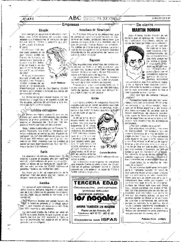 ABC MADRID 22-08-1987 página 56