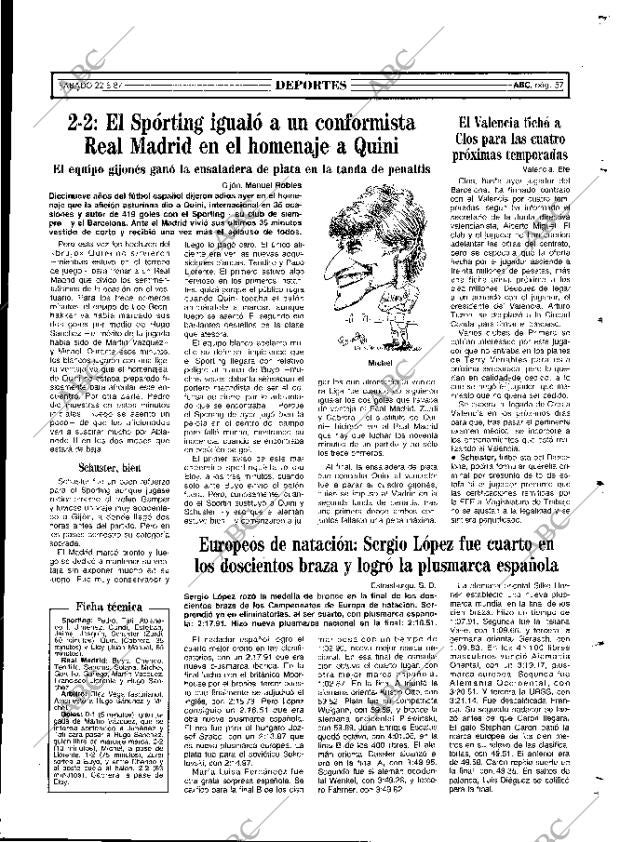 ABC MADRID 22-08-1987 página 57