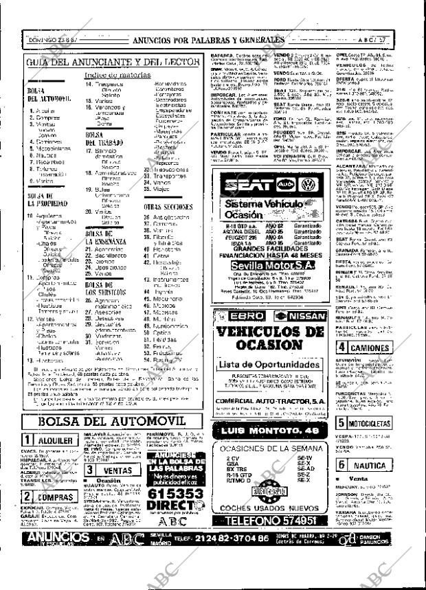 ABC SEVILLA 23-08-1987 página 57