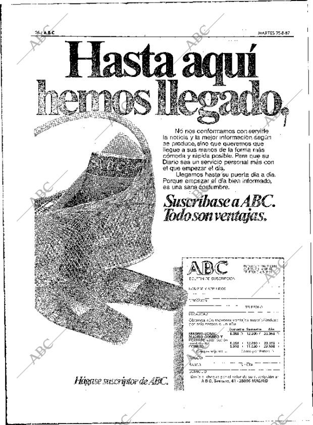 ABC MADRID 25-08-1987 página 26