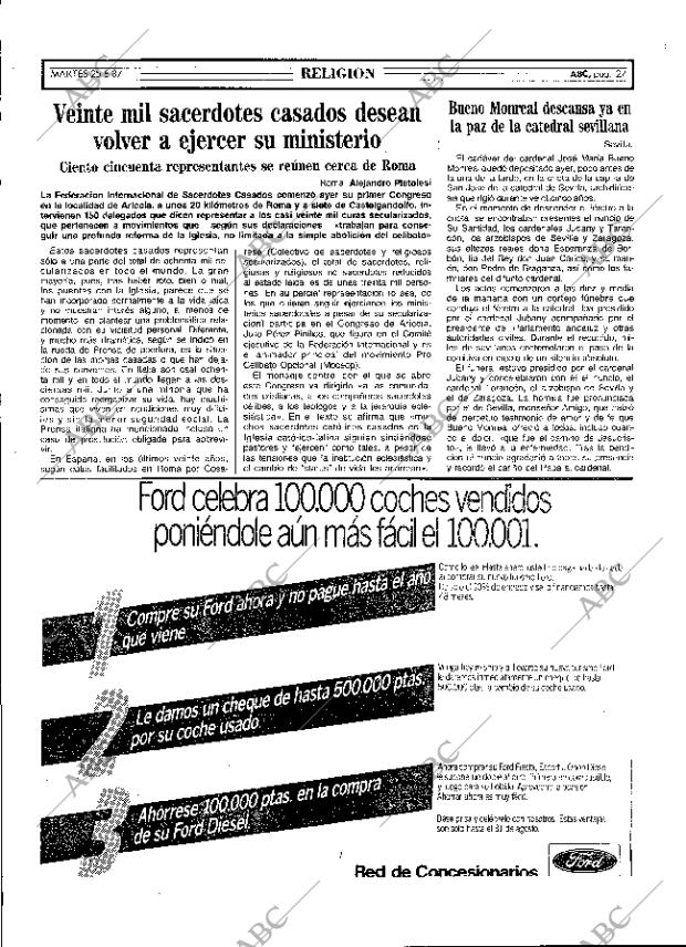 ABC MADRID 25-08-1987 página 27