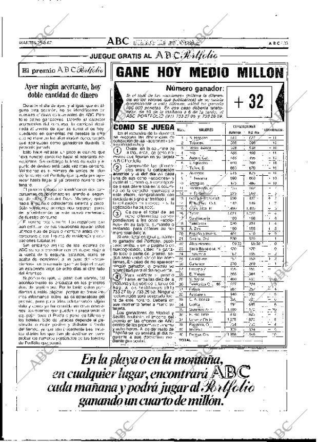 ABC MADRID 25-08-1987 página 33