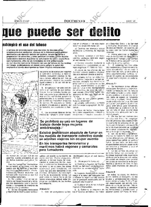 ABC MADRID 25-08-1987 página 41