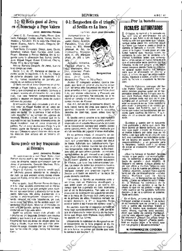 ABC SEVILLA 26-08-1987 página 41
