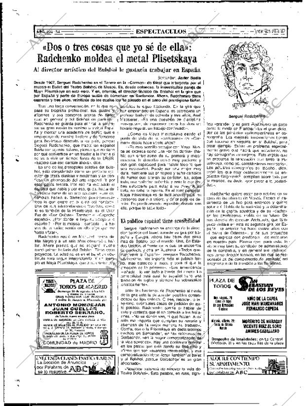 ABC MADRID 28-08-1987 página 54