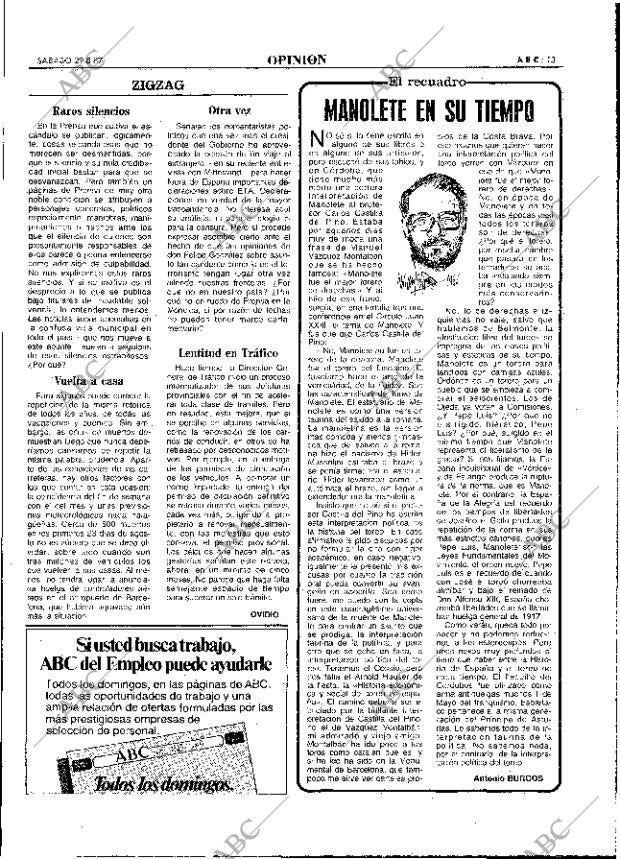 ABC MADRID 29-08-1987 página 13