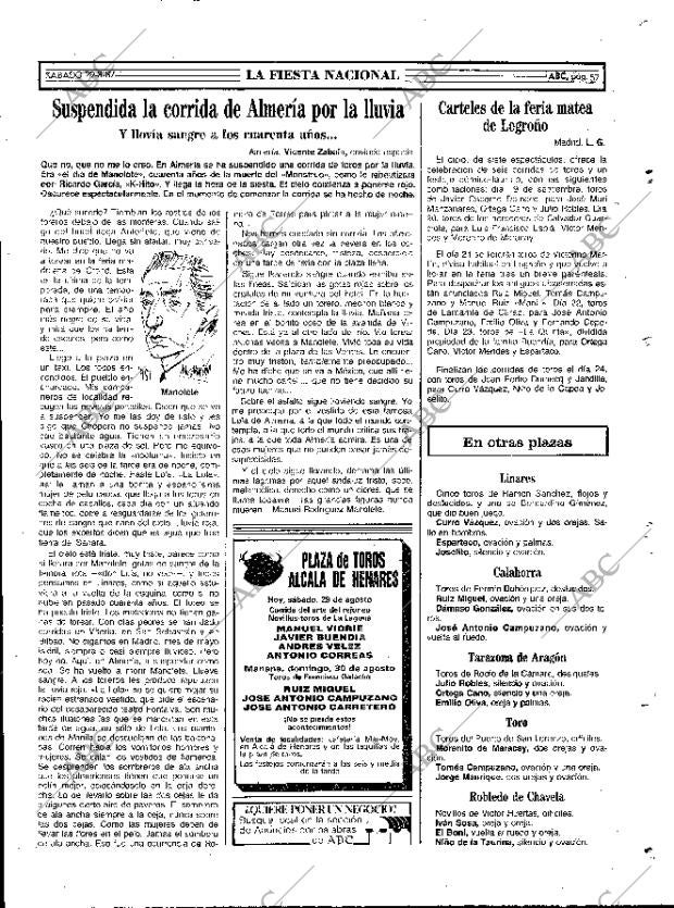 ABC MADRID 29-08-1987 página 57