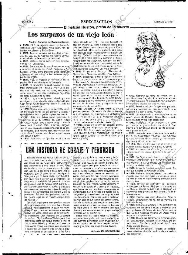 ABC MADRID 29-08-1987 página 66