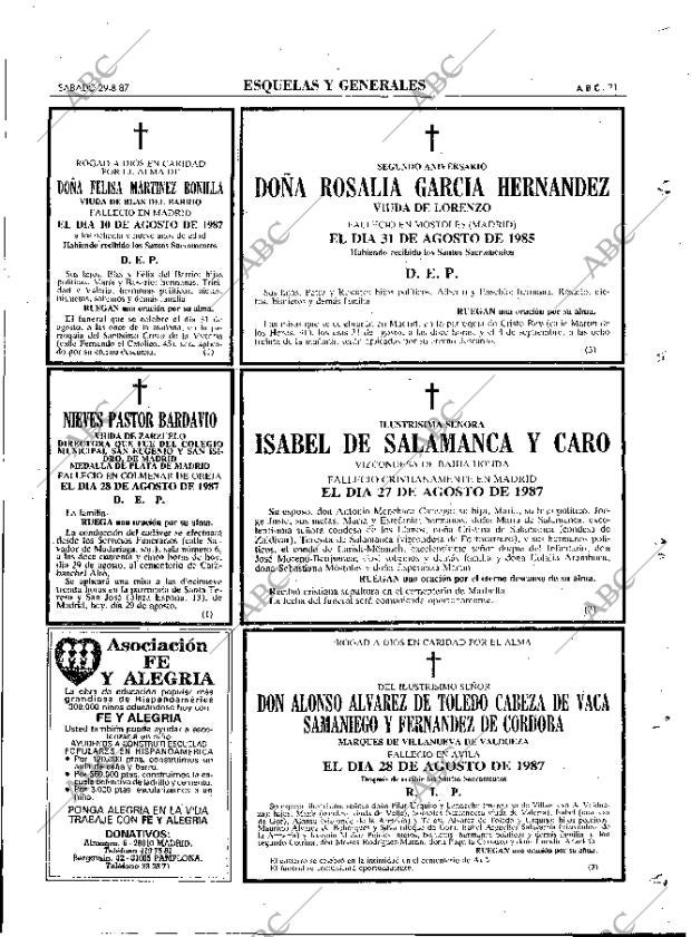 ABC MADRID 29-08-1987 página 71