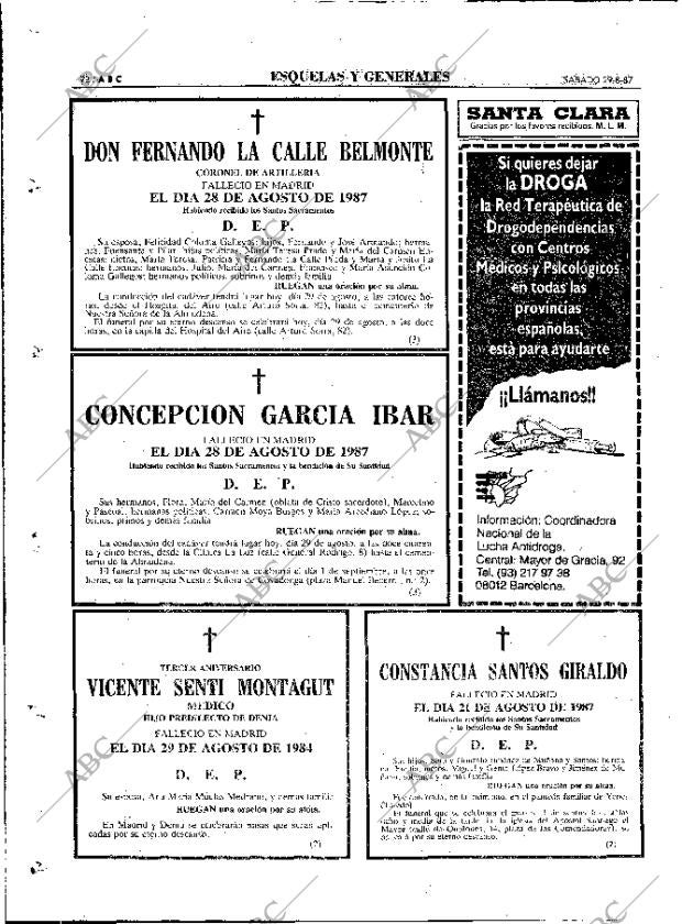 ABC MADRID 29-08-1987 página 72