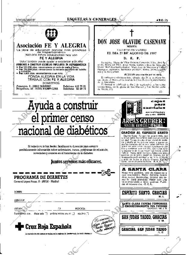ABC MADRID 29-08-1987 página 73