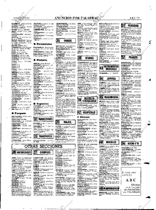 ABC MADRID 29-08-1987 página 79