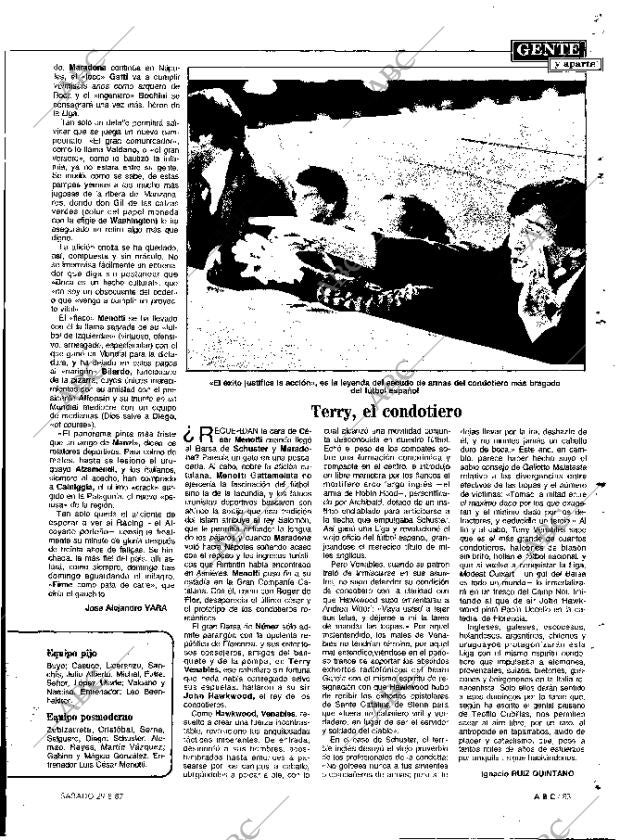 ABC MADRID 29-08-1987 página 83