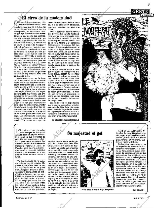ABC MADRID 29-08-1987 página 85