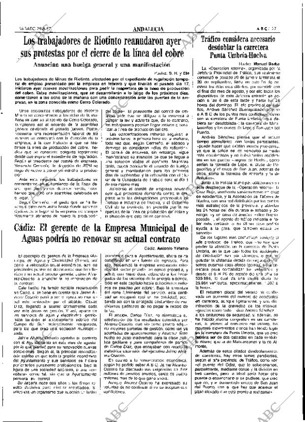 ABC SEVILLA 29-08-1987 página 27