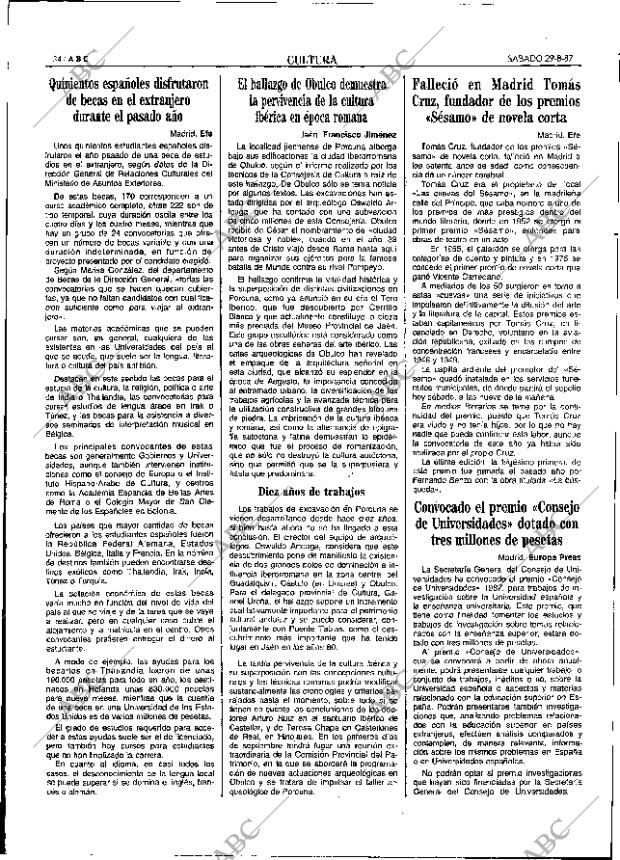 ABC SEVILLA 29-08-1987 página 42