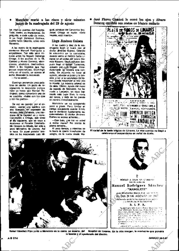 ABC SEVILLA 29-08-1987 página 66