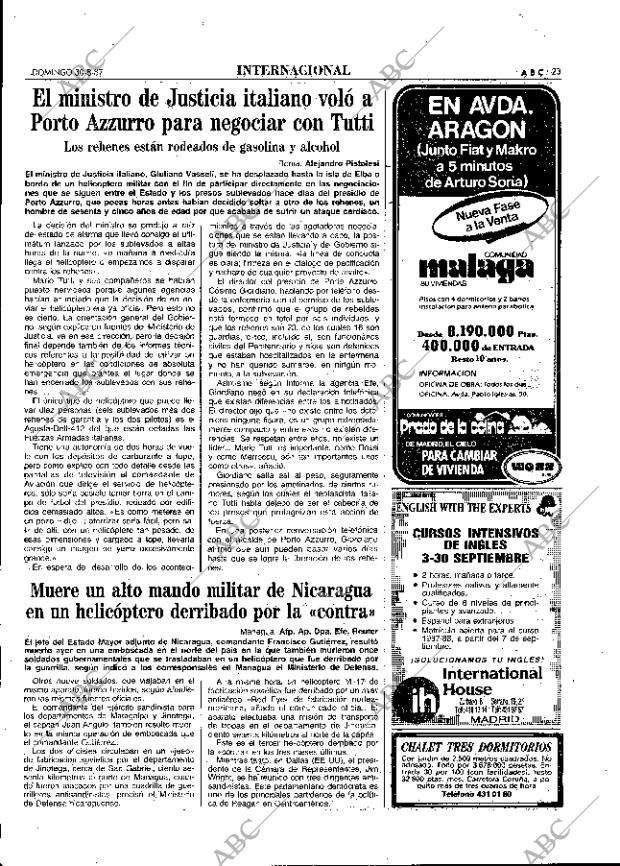 ABC MADRID 30-08-1987 página 23