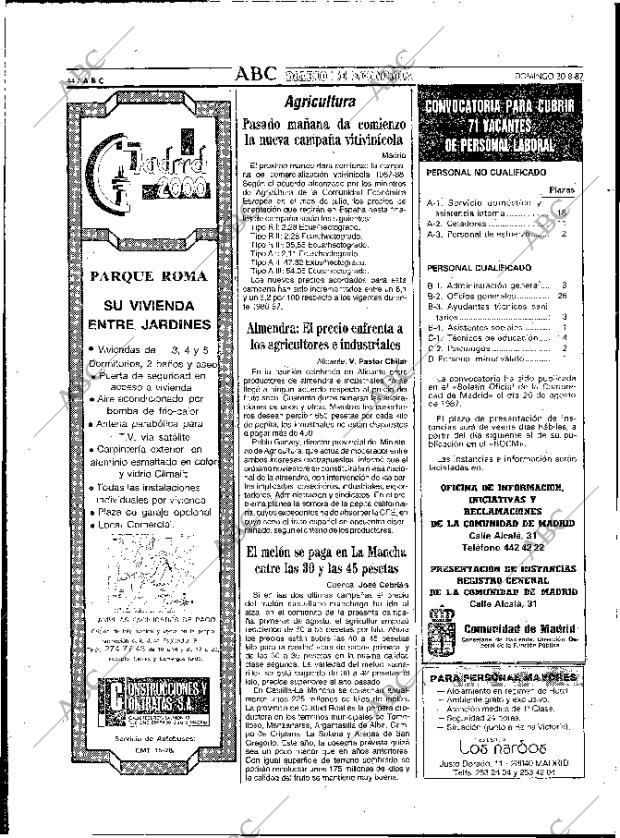 ABC MADRID 30-08-1987 página 44