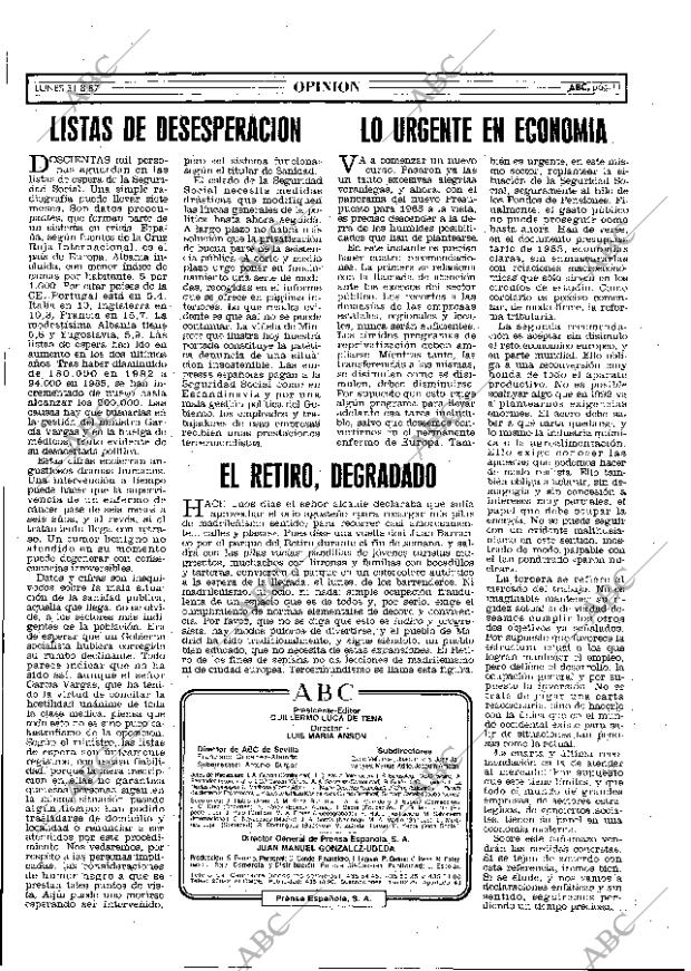 ABC MADRID 31-08-1987 página 11