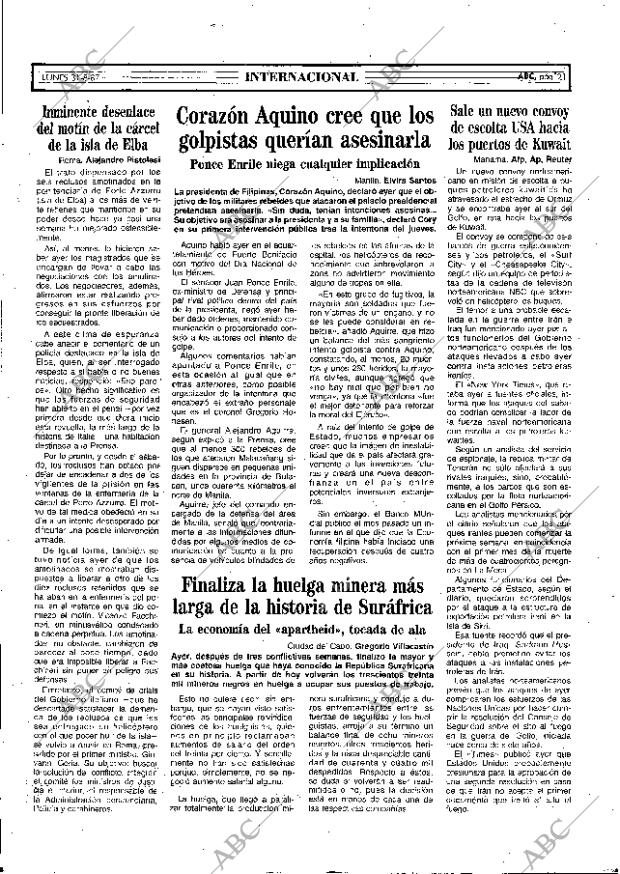 ABC MADRID 31-08-1987 página 21