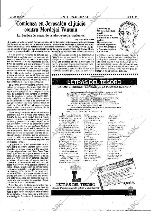 ABC MADRID 31-08-1987 página 23