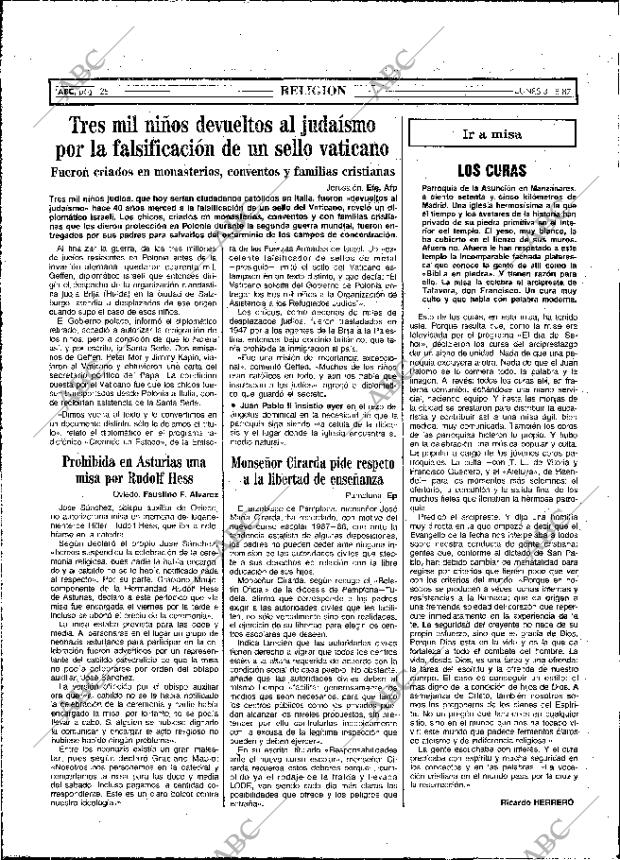 ABC MADRID 31-08-1987 página 28