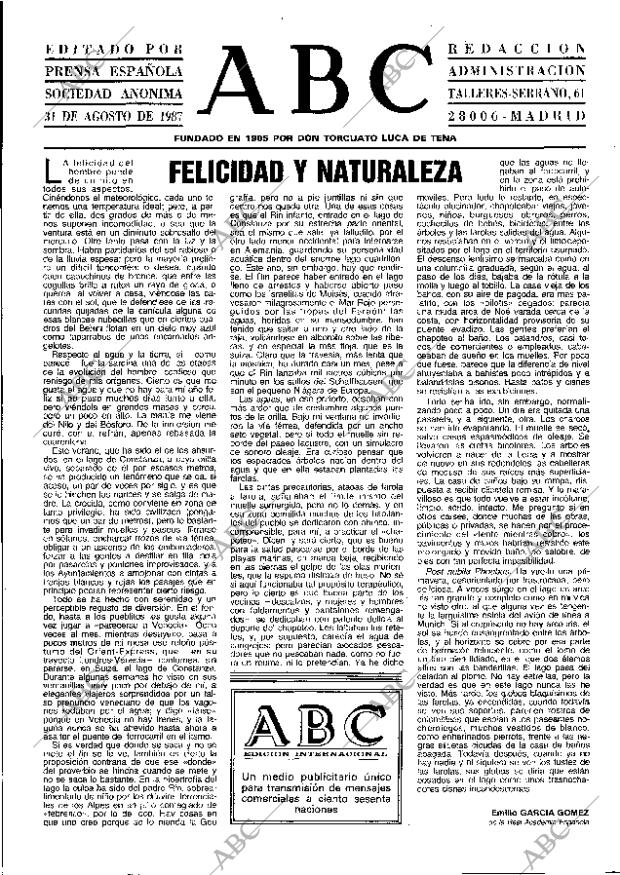 ABC MADRID 31-08-1987 página 3