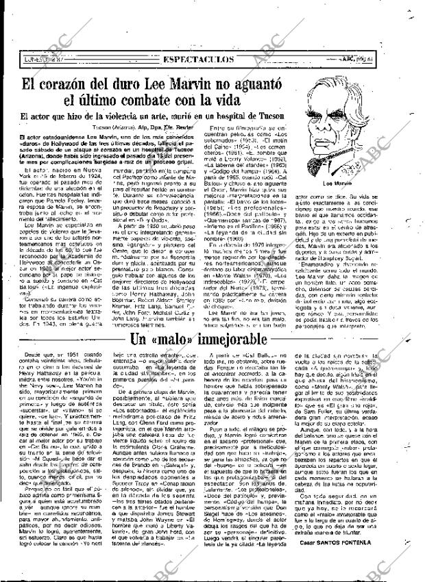 ABC MADRID 31-08-1987 página 61