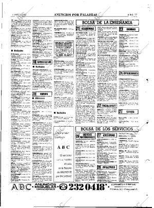 ABC MADRID 31-08-1987 página 77