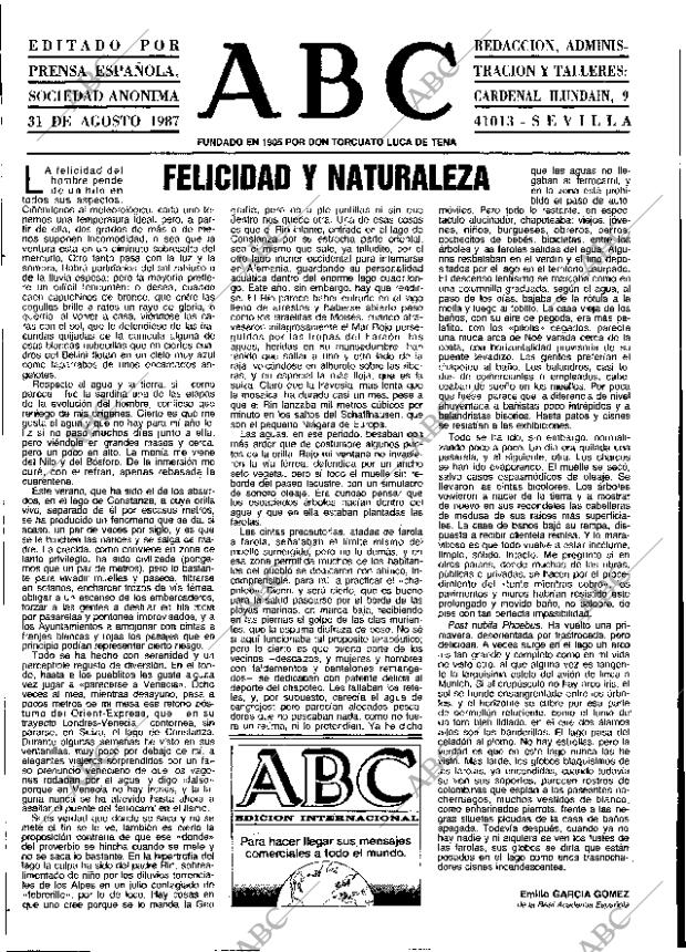 ABC SEVILLA 31-08-1987 página 3