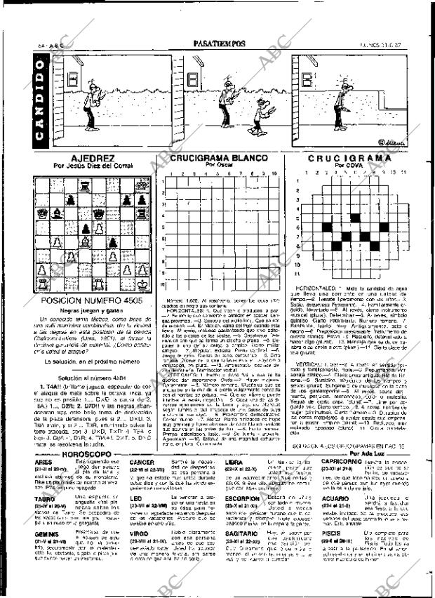 ABC SEVILLA 31-08-1987 página 64