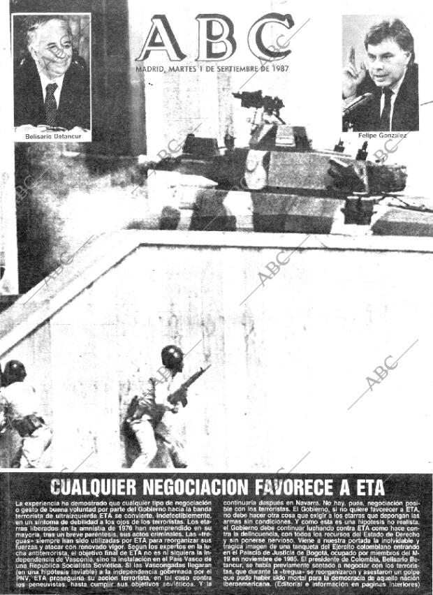 ABC MADRID 01-09-1987 página 1