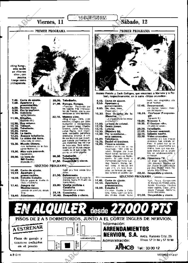 ABC SEVILLA 11-09-1987 página 70