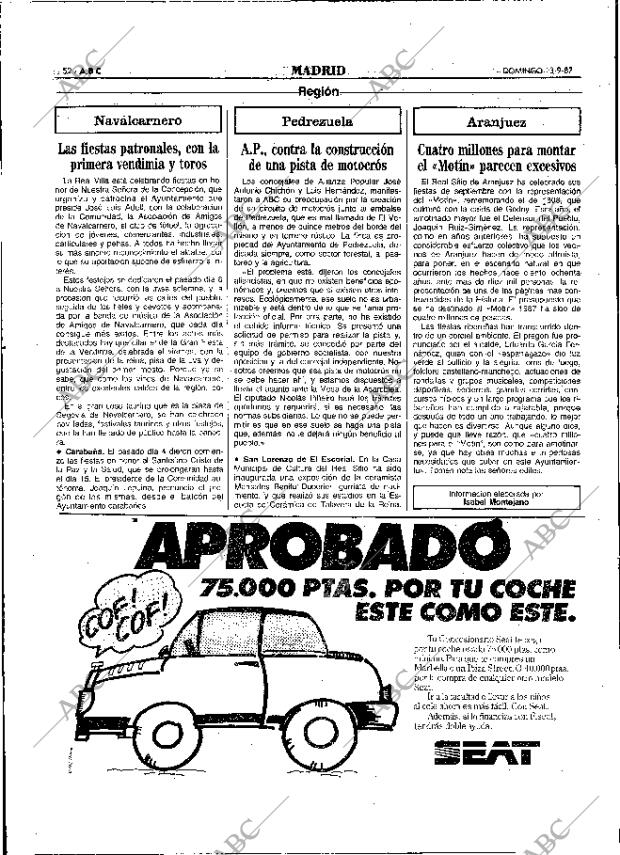 ABC MADRID 13-09-1987 página 52