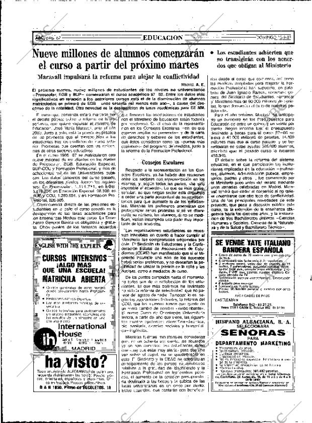 ABC MADRID 13-09-1987 página 62