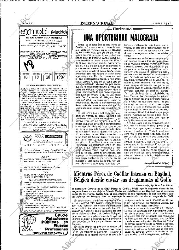 ABC MADRID 15-09-1987 página 24
