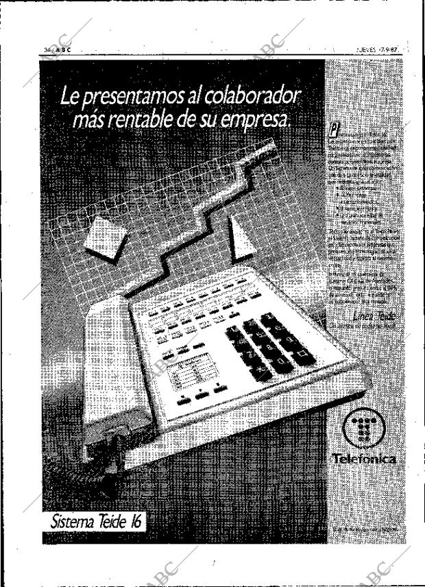 ABC MADRID 17-09-1987 página 34