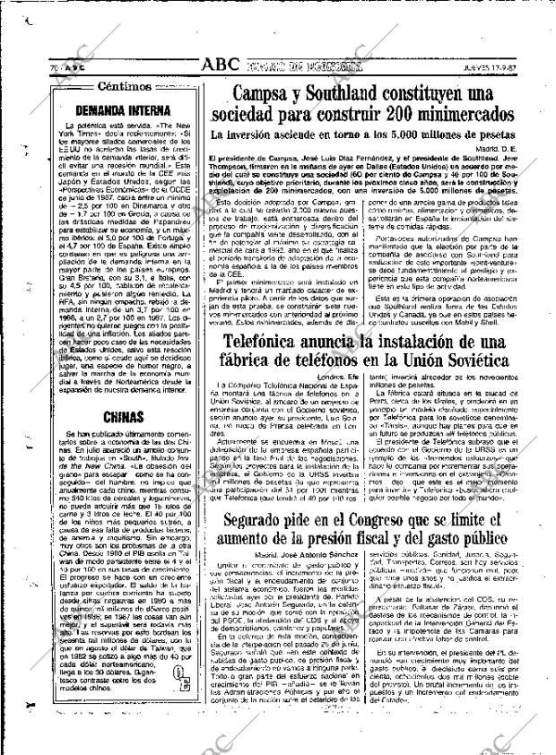 ABC MADRID 17-09-1987 página 70