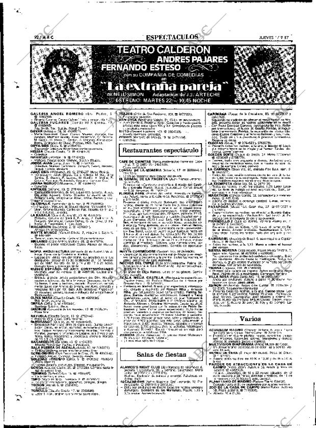 ABC MADRID 17-09-1987 página 92