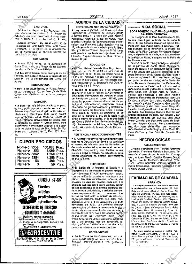 ABC SEVILLA 17-09-1987 página 32