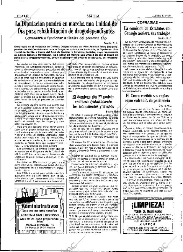 ABC SEVILLA 17-09-1987 página 34