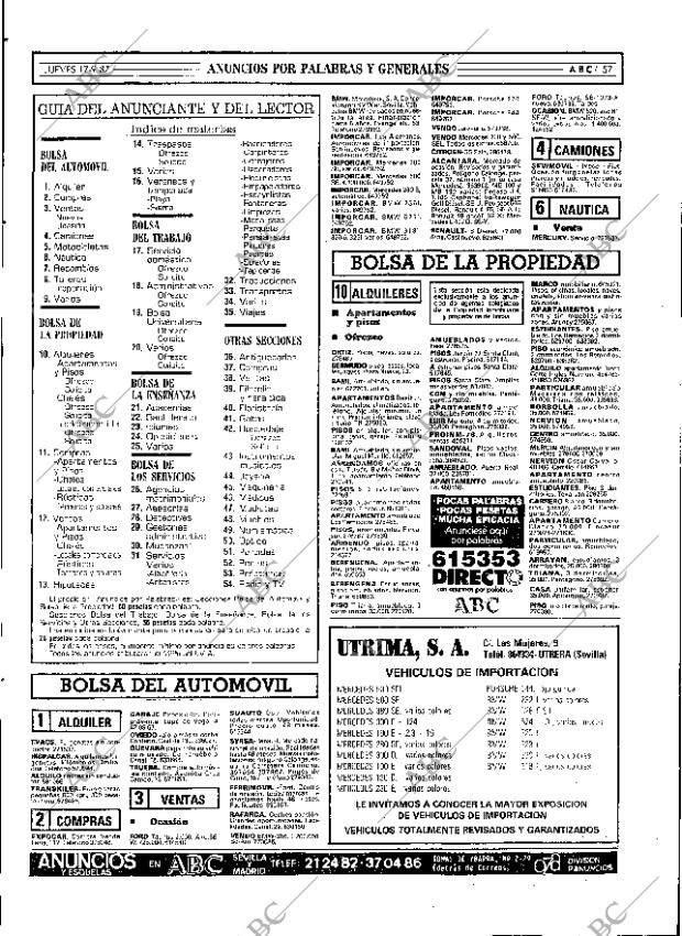 ABC SEVILLA 17-09-1987 página 57