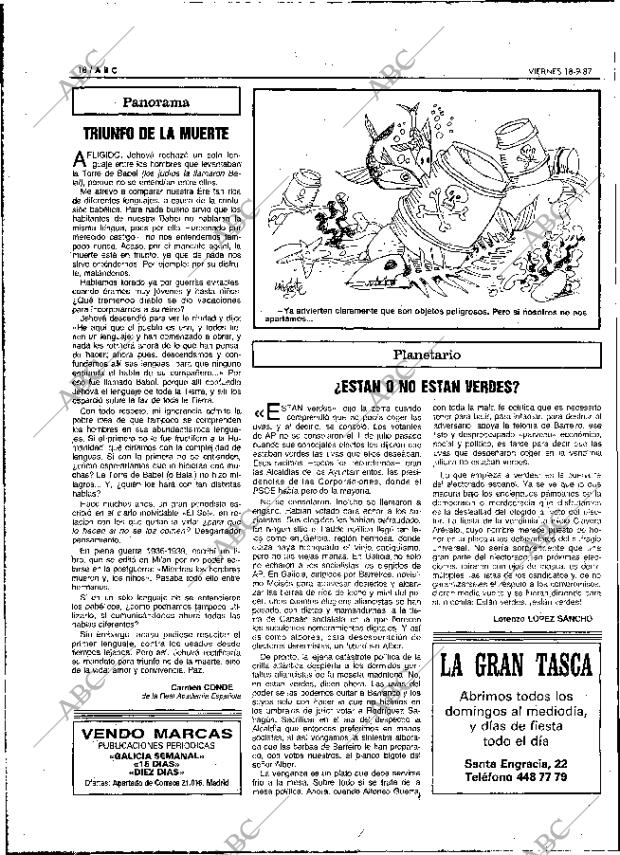 ABC MADRID 18-09-1987 página 18