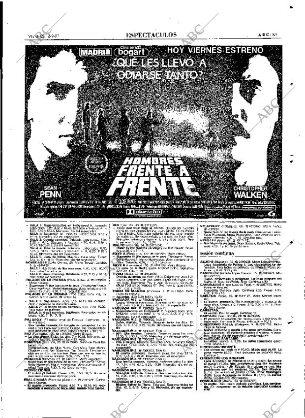 ABC MADRID 18-09-1987 página 83